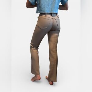 Vintage Wrangler Classic cowboy pants, vintage polyester tan bootcut pants